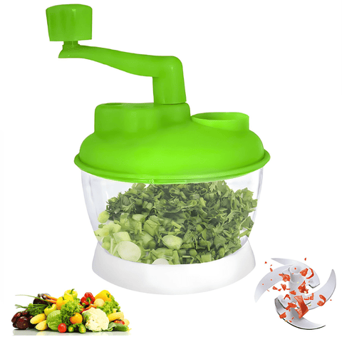 Picador de Verduras Manual de 4 Cuchillas