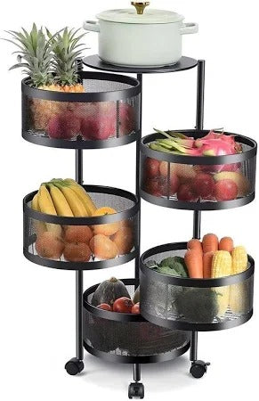 Rack de 5 niveles verduras